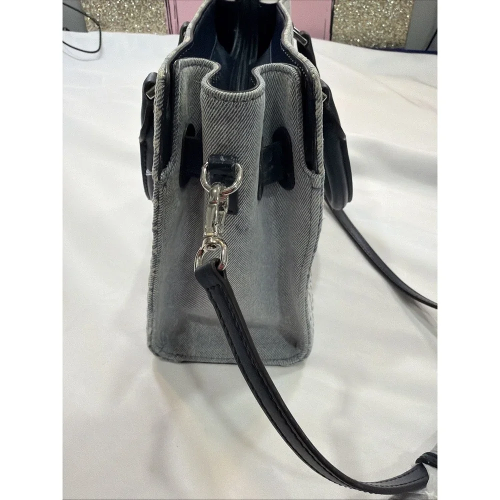 Michael Kors Hamilton Women Small Satchel Handbag Crossbody Bag - Jean Lock key